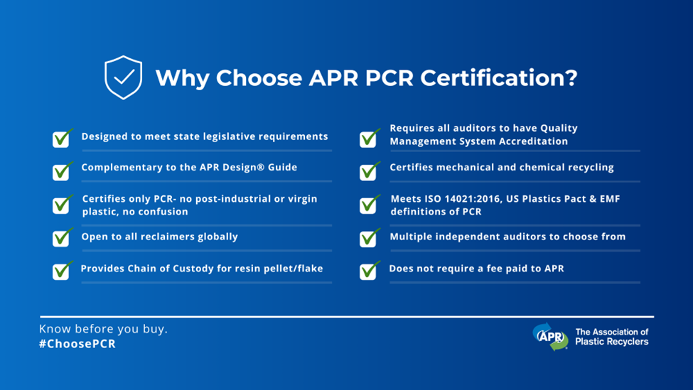 Why Choose APR PCR Certification?